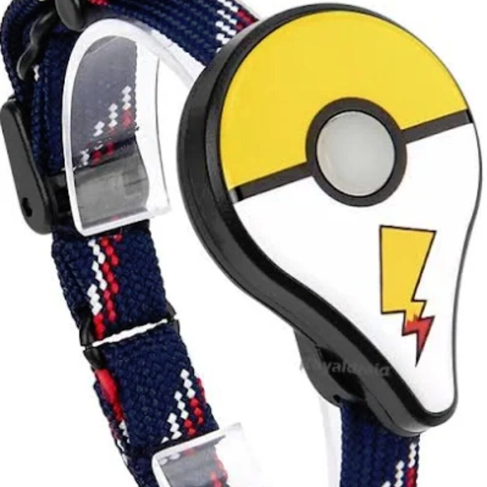 Pokemon GO Plus Bracelet Pikachu Tail Yellow Auto Catch Bluetooth Nintendo